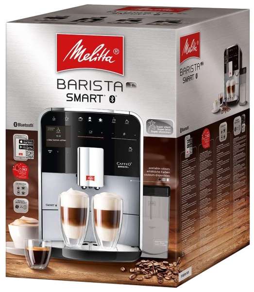 Кофемашина Melitta Caffeo F 830-101 Barista T Smart 1450Вт серебристый