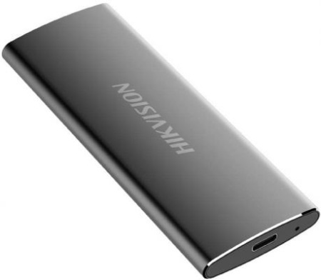 1.6" 256GB T200N Black External SSD [HS-ESSD-T200N/256G] USB 3.1 Type C, 450/400, Metal case, Windows/Mac/Linux, RTL (016991)