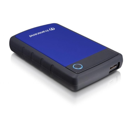 Жесткий диск Transcend USB 3.0 1Tb TS1TSJ25H3B StoreJet 25H3 (5400rpm) 2.5" синий