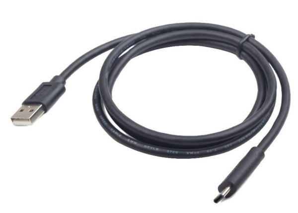 Кабель USB 2.0 CCP-USB2-AMCM-1M AM/Type-C, 1м, черный, пакет (086547) {200}