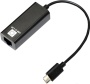 UA3C-45-08BK Кабель-адаптер USB3.1 / RJ45 100MB / BLACK