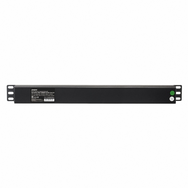 EX280834RUS ServerPro PDU-19H609 Al-6S-C14-2, 19",1U,алюм, 6Schuko, кабель с C14 2м, SPD1