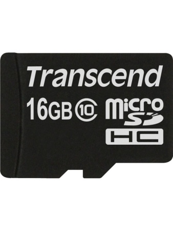 Карта памяти Transcend microSDHC (Class 10) 16GB (TS16GUSDC10)