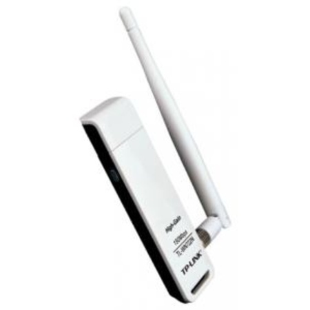 Сетевой адаптер WiFi TP-Link TL-WN722N N150 USB 2.0 (ант.внеш.съем) 1ант.