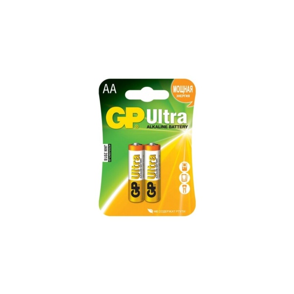 Батарейка GP Ultra Alkaline AA 4шт. блистер