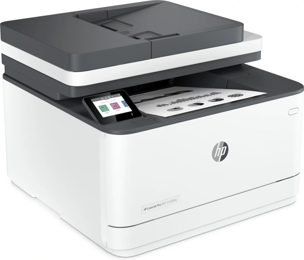 МФУ HP LaserJet Pro 3103fdw (3G632A) (принтер/сканер/копир), факс, лазерная черно-белая печать, A4, двусторонняя печать, планшетный/протяжный сканер, ЖК панель, сетевой (Ethernet), Wi-Fi, AirPrint