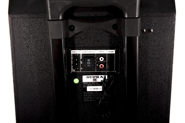 Минисистема Supra SMB-880 черный 140Вт FM USB BT SD