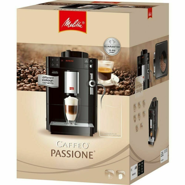 Кофемашина Melitta Caffeo F 530-101 Passione 1450Вт серебристый