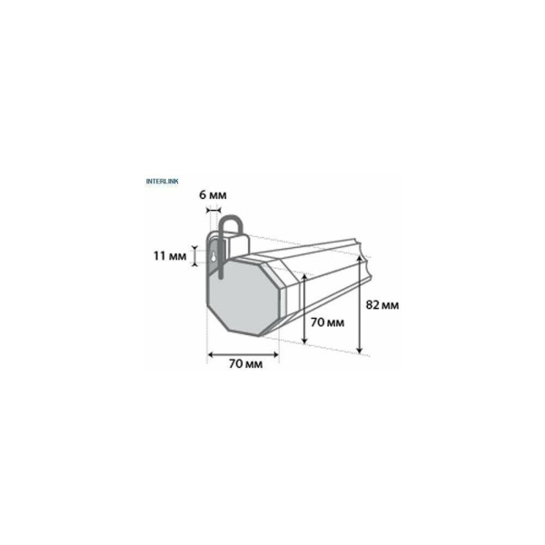 Экран Lumien 120x160см Eco Picture LEP-100111 4:3 настенно-потолочный рулонный