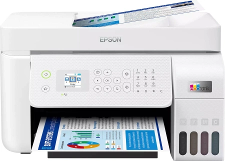 МФУ Epson EcoTank L5296 (C11CJ65411) A4 WiFi белый