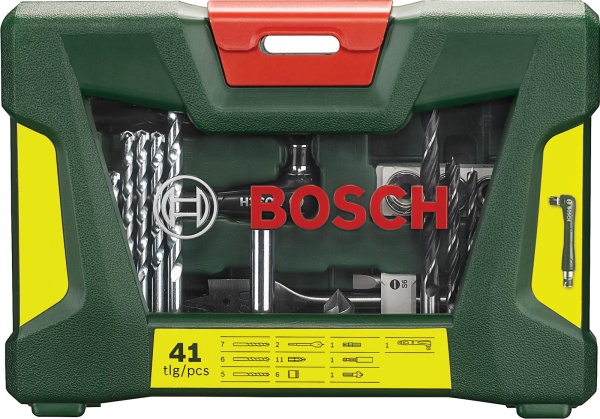 Набор принадлежностей Bosch V-line 41 предмет (жесткий кейс)
