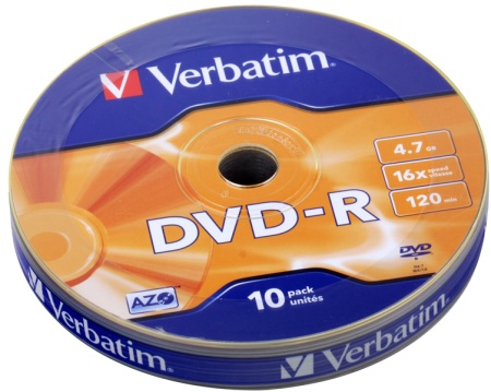 DVD-R 4.7Gb 16x bulk (10шт) (43729)