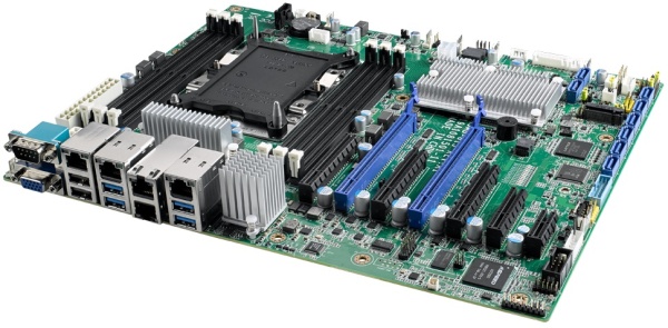 Advantech ASMB-815-00A1E ATX, 1x LGA 3647, Intel C621, 6x DDR4, 8xSATA-III (6 Гб/с), 2xGigabit Ethernet