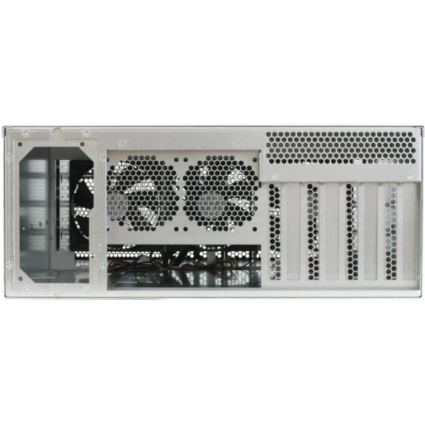RE411-D11H0-E-55 Корпус 4U server case,11x5.25+0HDD,черный,без блока питания,глубина 550мм,MB EATX 12"x13"