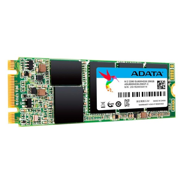 M.2 2280 256GB Ultimate SU800 Client [ASU800NS38-256GT-C] 6Gb/s, 560/520, IOPS 85/80K, MTBF 2M, 3D V-NAND TLC, 256MB, 200TBW, Retail (969568)