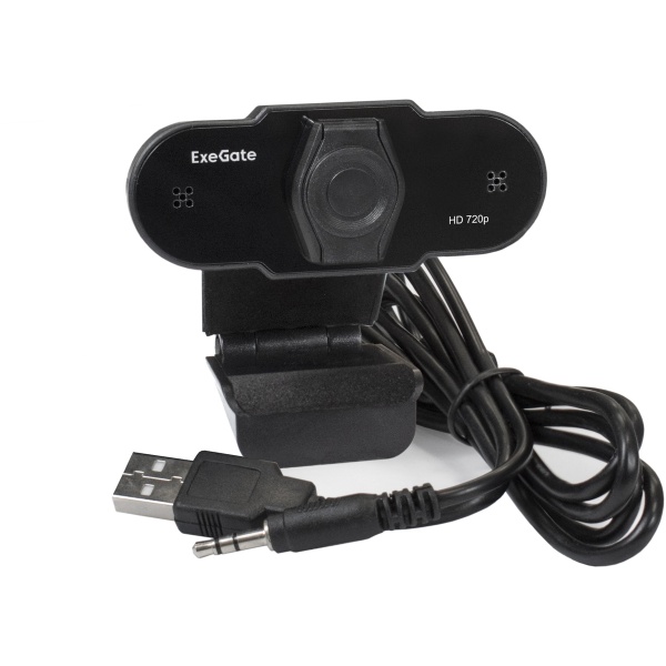 EX287385RUS BlackView C525 HD (матрица 1/3"1,3 Мп,1280х720,720P,30fps,4-линзовый объектив,USB+35mm Jack,фиксированный фокус, микрофон с шумоподавлением, универсальное к