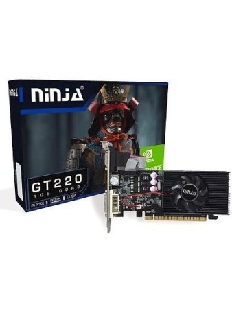 Ninja GT220 (48SP) 1GB GDDR3 128bit VGA DVI HDMI RTL {50} (NH22NP013F)