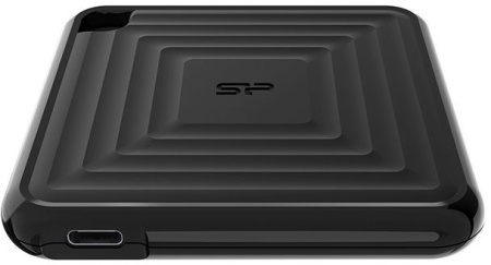 Внешний накопитель SSD Silicon Power USB-C 256Gb SP256GBPSDPC60CK PC60 1.8" черный
