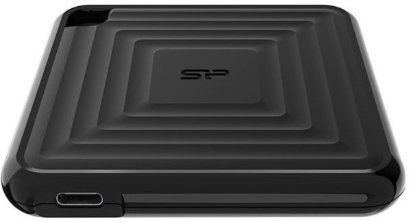 Накопитель SSD USB-C 256Gb SP256GBPSDPC60CK PC60 1.8" черный