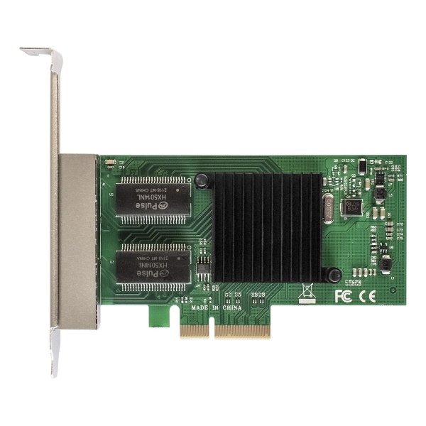 EX293453RUS Сетевой адаптер EXE-BCM5719 (PCI-E x4 v2.0, порты 4xRJ45, 10/100/1000Mbps, Gigabit Chipset Broadcom BCM5719)