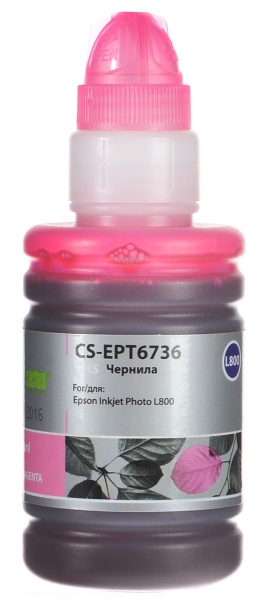 Чернила CS-EPT6736 для Epson L800 ,светло-пурпурный, 100 мл