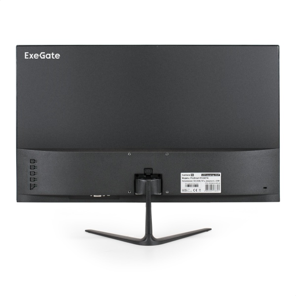 ExeGate 24" ProSmart EV2407A 23.8", VA, 1920x1080 (Full HD), 5 мс, 75 Гц, 280 кд/м2, 178°/178°, VGA, HDMI, динамики, чёрный