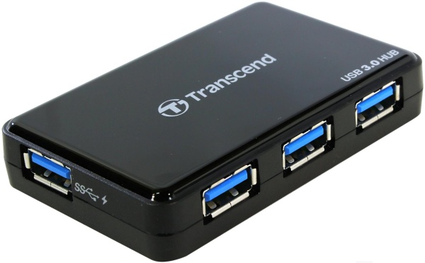 Хаб USB TRANSCEND 3.0 TS-HUB3K Black 4 порта
