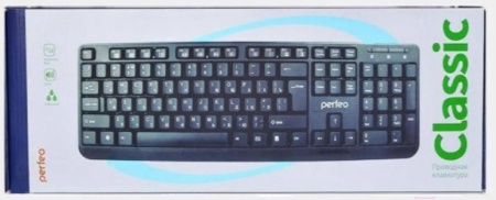 клавиатура "CLASSIC" стандартная, USB, чёрная [PF_3093]