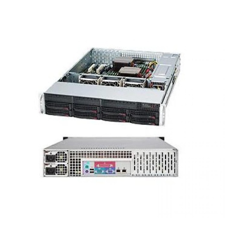 Корпус SuperMicro CSE-825TQC-R802LPB 2U 2x800W черный