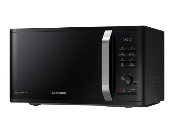 Samsung MG23K3575AK объём 23 л, 800 Вт, гриль, электронное управление, дисплей, тактовые/кнопочные переключатели