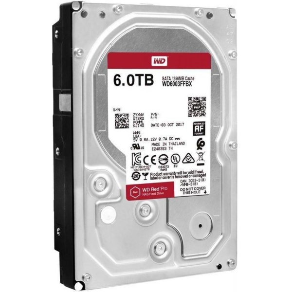 Жесткий диск Original SATA-III 6Tb WD6003FFBX NAS Red Pro (7200rpm) 256Mb