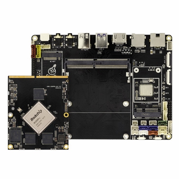 FireFly Core-3399Pro-JD4 3Gb + 16Gb Rockchip RK3399Pro, 1800 МГц, 3 Гб, без HDD, 16 Гб SSD, Mali-T860 MP4