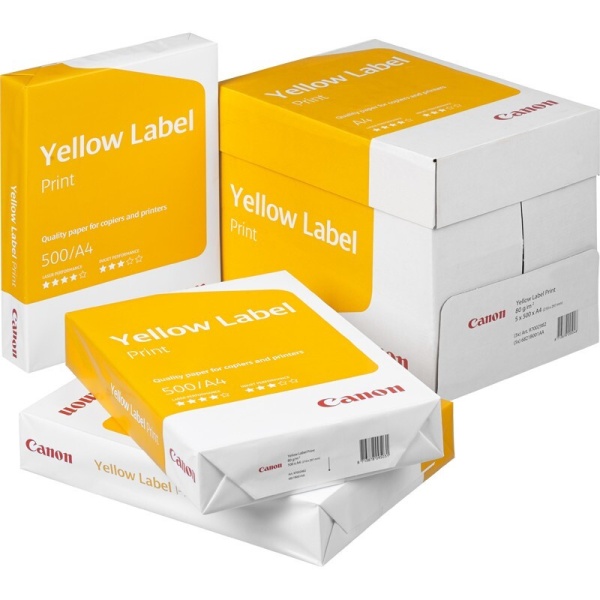 Бумага Canon Yellow/Standard Label 6821B001 A4/80г/м2/500л./белый CIE150%