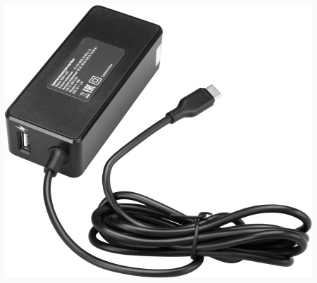 Блок питания BUM-С-045 автоматический 45W 5V-20V 3A 1xUSB 2.4A от бытовой электросети LED индикатор