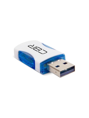 USB 2.0 Card reader Human Friends Speed Rate Impulse Blue
