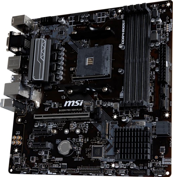 Материнская плата MSI B450M PRO-VDH MAX