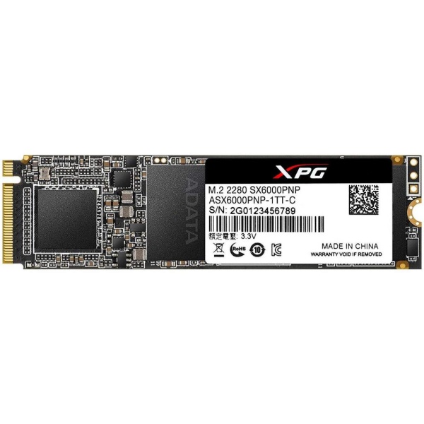 Накопитель PCI-E x4 512Gb ASX6000PNP-512GT-C XPG SX6000 Pro M.2 2280