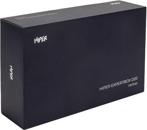 Неттоп Hiper EXPERTBOX ED20 i3 1115G4 (3) 8Gb SSD256Gb UHDG noOS GbitEth WiFi BT 65W черный (ED20-I3112R8N2NSG)