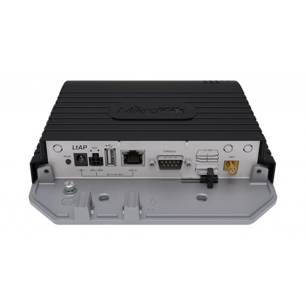 Роутер беспроводной LtAP LTE6 kit (RBLTAP-2HND&R11E-LTE6) N300 10/100/1000BASE-TX/4G cat.6 черный