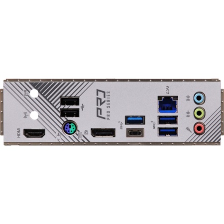 Материнская плата ASRock B760M Pro RS/D4 сокет LGA 1700, чипсет Intel B760, 4xDDR4, 2xPCI-E 4.0, 3xM.2, сеть: 2.5 Гбит/с, HDMI, DisplayPort, подсветка, mATX