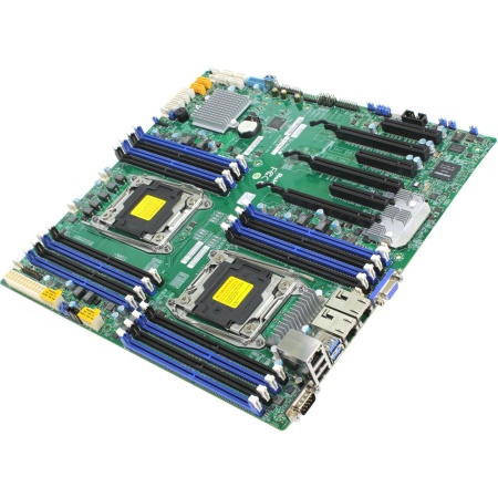 Материнская Плата SuperMicro MBD-X11DPI-NT-O Soc-3647 iC622 eATX 16xDDR4 10xSATA3 SATA RAID iX722/X557 2х10GgbEth Ret