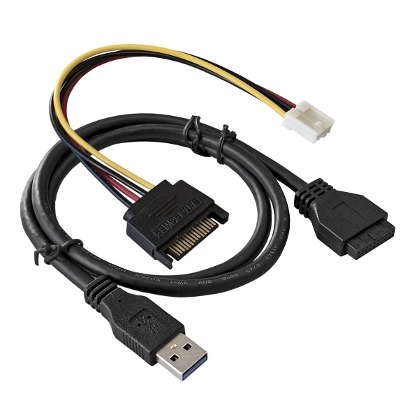 Планка USB на переднюю панель U5H-625, 5,25", 4*USB3.0, черная, металл,EX289290RUS