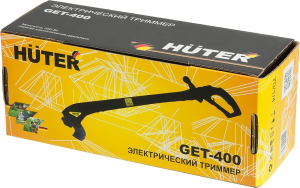 Триммер электрический Huter GET-400 350Вт реж.эл.:леска