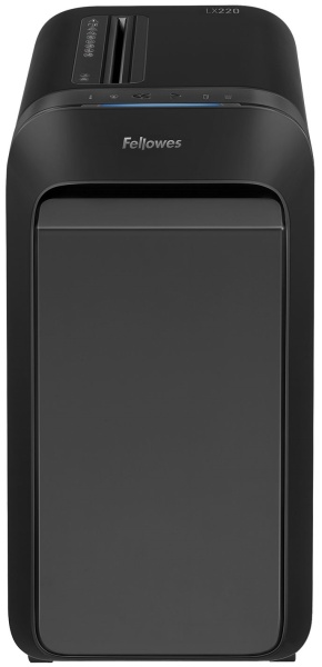 Шредер Fellowes PowerShred LX220 черный (секр.P-4) перекрестный 20лист. 30лтр. скрепки скобы пл.карты