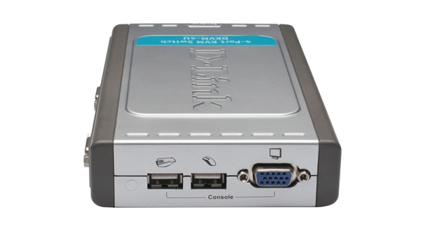 Переключ. DKVM-4U 4 port USB  KVM Switch+ 2 in1 USB KVM Cable x 2