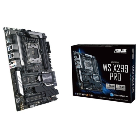 Материнская Плата Asus X299 PRO WS Soc-2066 iX299 ATX 8xDDR4 6xSATA3 SATA RAID i210AT 2хGgbEth Ret