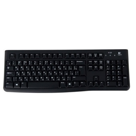 Клавиатура Logitech проводная K120 for Business мембранная USB чёрный