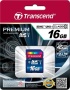 Карта памяти Transcend SDHC Class 10 UHS-I Premium 16Gb (TS16GSDU1)