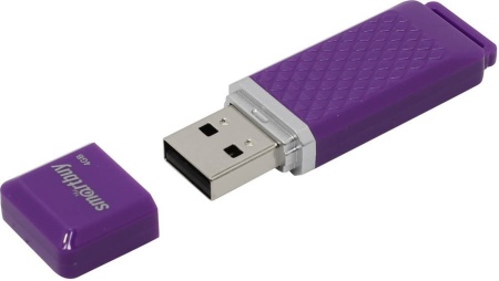 Smartbuy USB Drive 4Gb Quartz series Violet SB4GBQZ-V