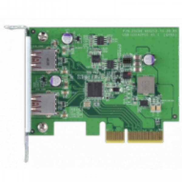 QNAP QXP-10G2U3A планка в корпус, добавляет порты 2x USB 3.2 Gen 2